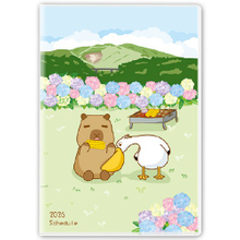 Y5053A-H09萌豚赏花【统义】2026年50K彩色手册(小)【工商日志工厂】【出清品工厂】【客制化工厂】【手册工厂】【笔记本工厂】【跨年笔记工厂】【超便宜工厂】【3000免运】【文具工厂】