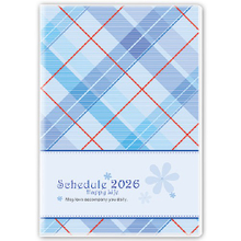 Y5053A-H11格纹蓝【统义】2026年50K彩色手册(小)【工商日志工厂】【出清品工厂】【客制化工厂】【手册工厂】【笔记本工厂】【跨年笔记工厂】【超便宜工厂】【3000免运】【文具工厂】