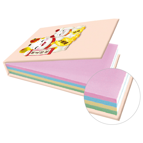 【多款可選】A02招財貓【統義】100K精裝便條紙(四色內頁)【便條紙工廠】【便條盒工廠】【婚禮小物工廠】【出清品工廠】【文具工廠】【精裝便條紙工廠】【客製化工廠】【超便宜工廠】【3000免運】 